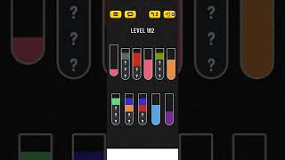 Water sort puzzle level 182