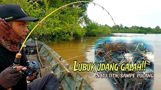 Cuma di sini!! Seberang kampung jadi lubuk udang galah, mancing sebentar dapat berkilo-kilo