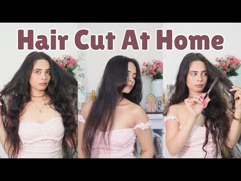 How I Cut My Hair At Home 🎀 | Quick & Easy Hack 😱 | Veronica Lifestyle |