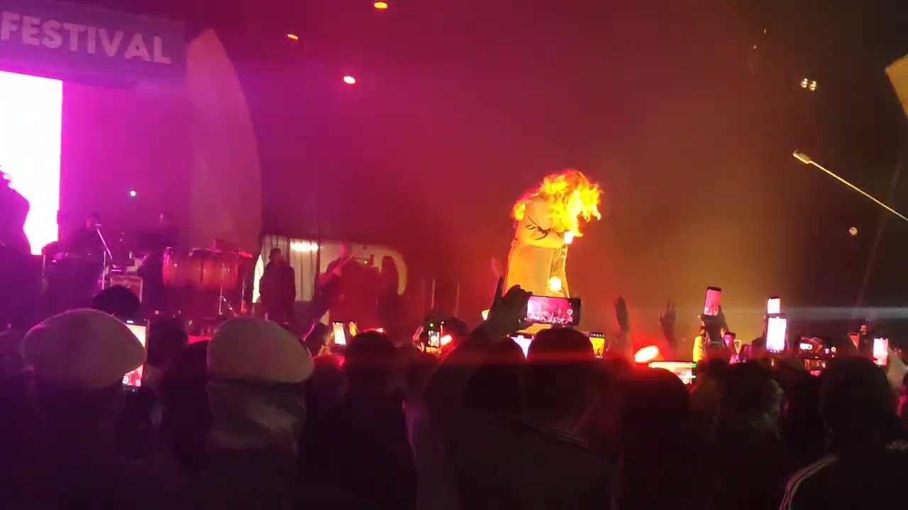 Neeti Mohan live concert at Golden Langur Festival 2024