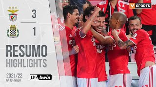 Highlights | Resumo: Benfica 3-1 Boavista (Liga 21/22 #6)