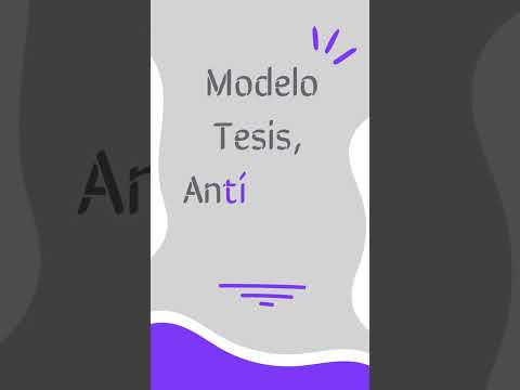 Modelo Tesis, Antítesis,