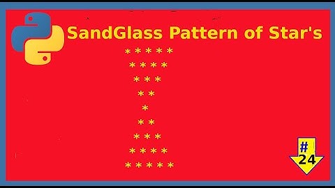 SandGlass Pattern of Star