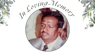 Death’s 1st  Anniversary of Dr Charles Peter Sokkula