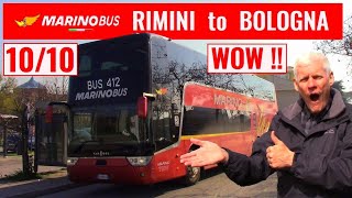 MARINOBUS Rimini to Bologna - What a surprise! Better than Frecciarossa?