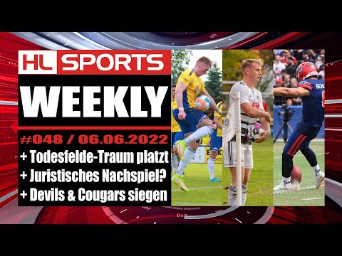 WEEKLY #48:  Todesfelde-Traum platzt + Juristisches Nachspiel? + Devils & Cougars siegen