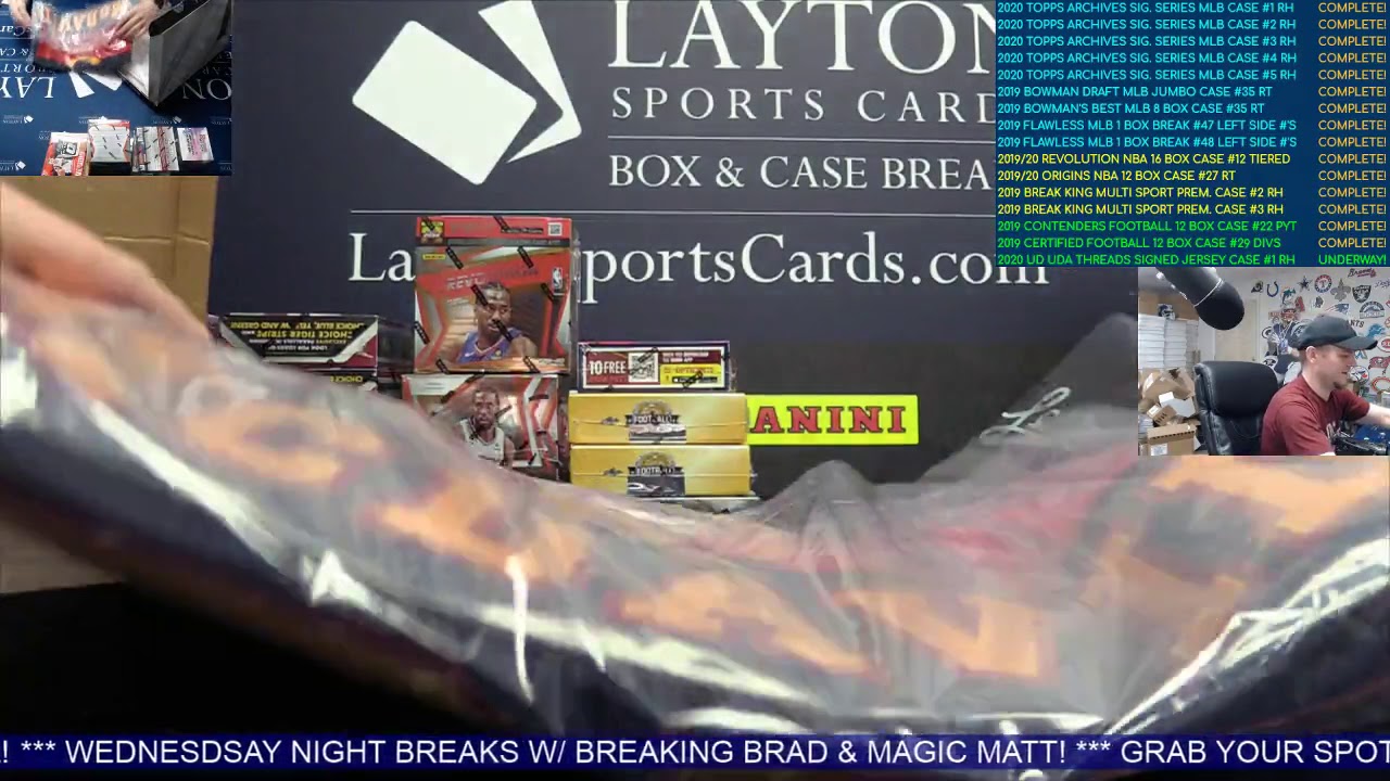 2020 Upper Deck UDA Threads 1 Box Break for John S