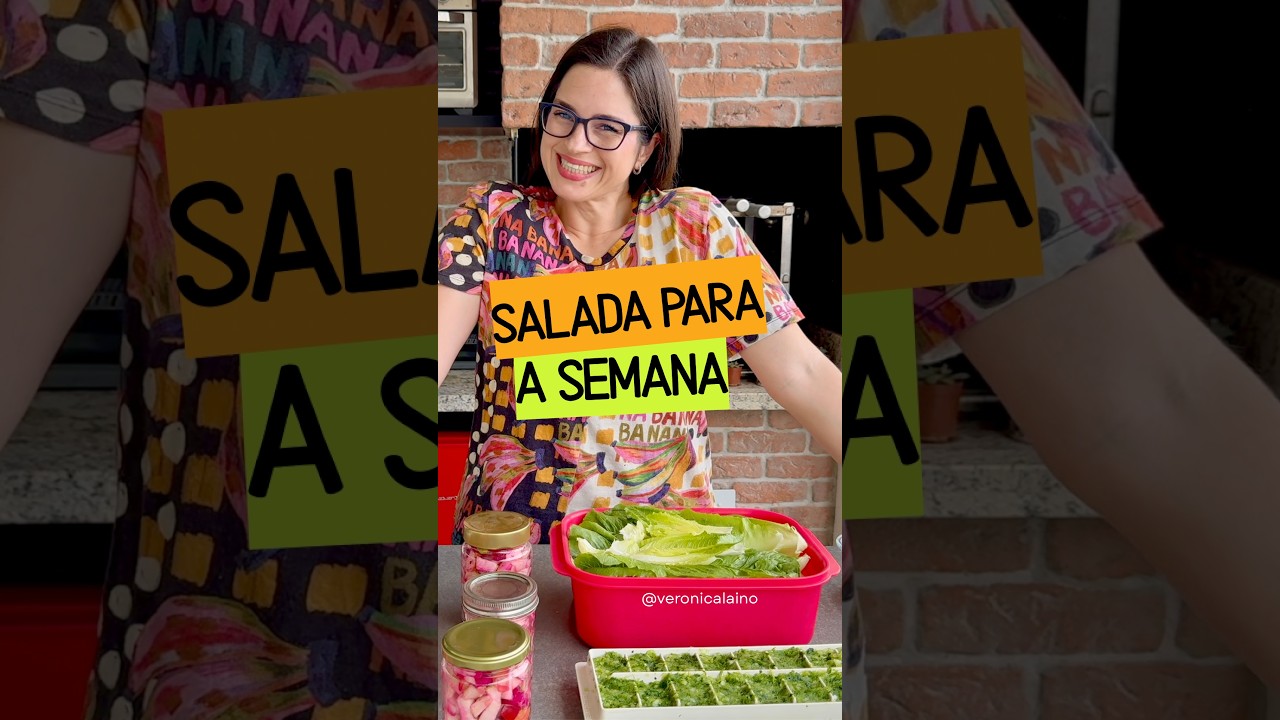 Como Higienizar e Armazenar Salada para a Semana