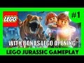 LEGO Jurassic World Video Game Opening INTRO LEVELS