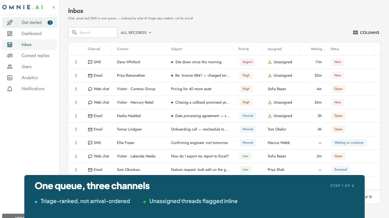 Naiad: Live Chat & Inbox video