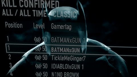 #1 In The World Classic Kill Confirmed | BATMANxGUN 1