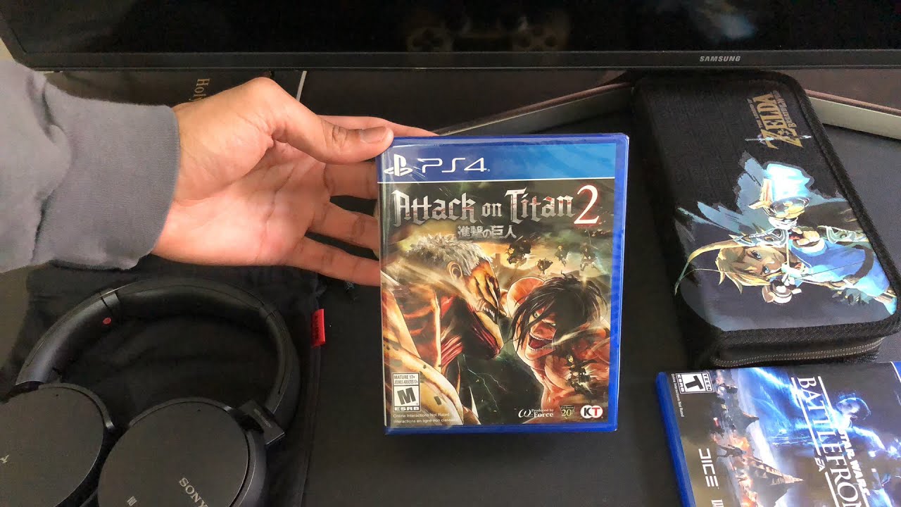 Attack On Titan 2 PS4 Unboxing Livestream