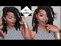 Easiest Ways to Install Individual Crochet Faux Locs| No Cornrows!! Free-parting  (Very Detailed)