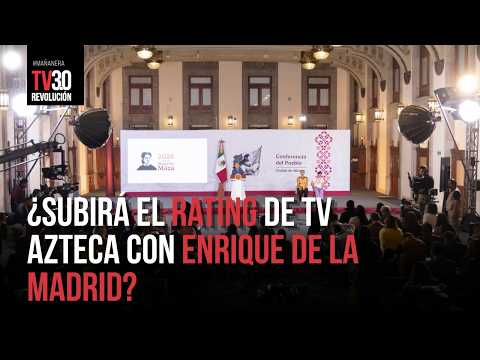 Sheinbaum ironiza sobre llegada de Enrique de la Madrid a TV Azteca