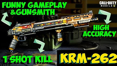 KRM-262 Best ONE SHOT KILL Gunsmith Loadout COD Mobile | KRM-262 Gameplay
