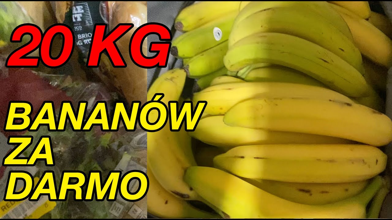 20 kg Bananów Do Oddania Za Darmo , Polityka Sklepów jest Nie