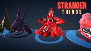 Stranger Things Monster Head Size Comparison | DEMOGORGON VS VECNA 