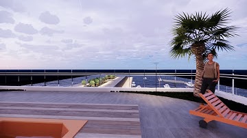 Enscape Training - FirstScale - Exterior View - Pool