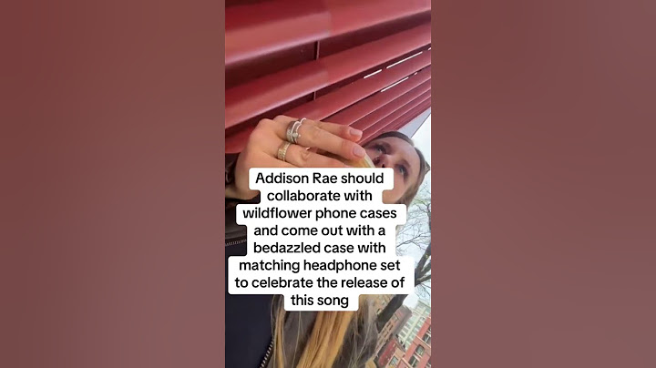 thoughts on an Addison Rae x Wildflower phone case and headphone set