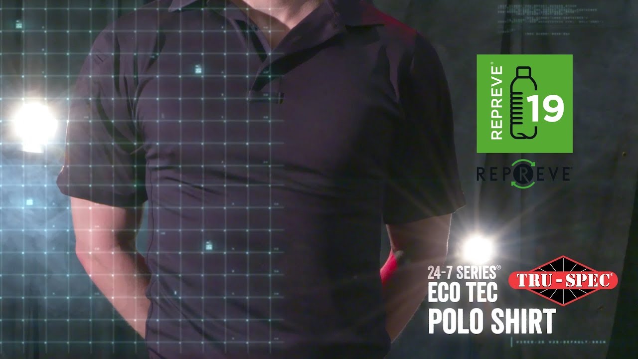 Tru-Spec Mens 24-7 Series Short Sleeve Eco Tec Polo