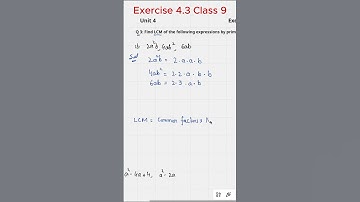 Ex 4.3 Class 9 | New Book 2025