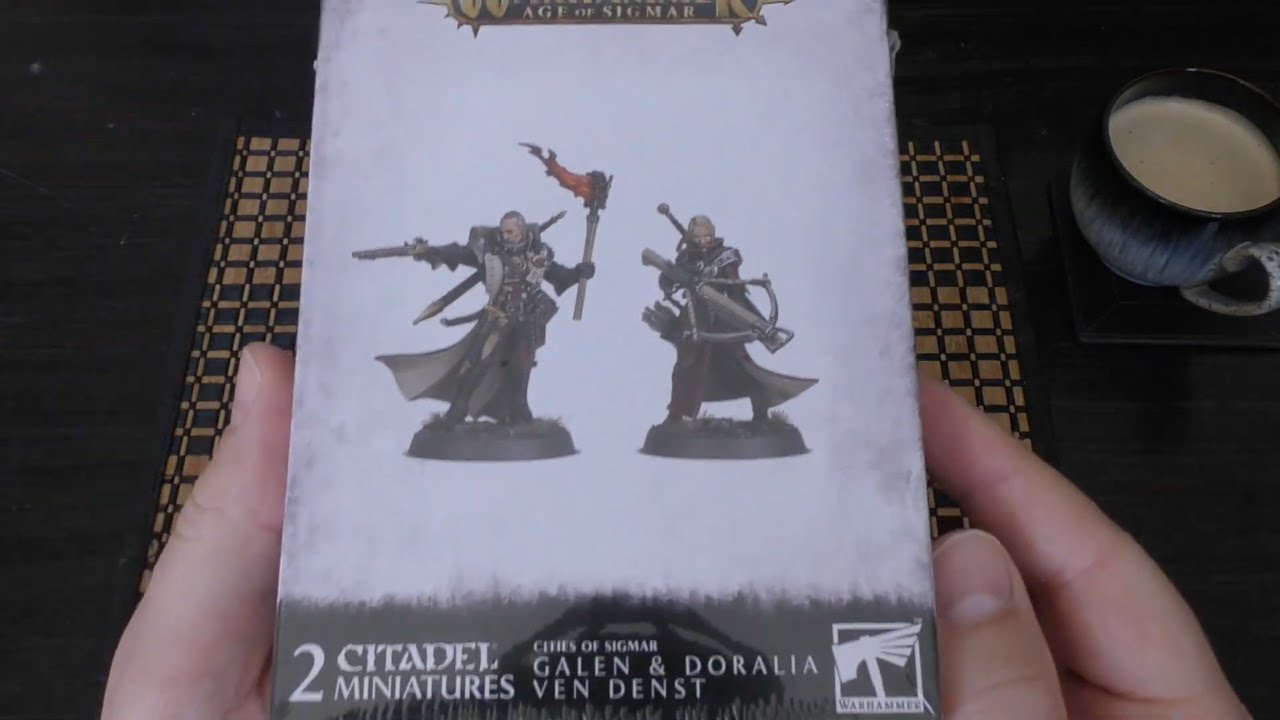 Warhammer Age Of Sigmar – Galeno & Doralia Ven Denst – Cacciatori Di Streghe – Kit Plastica 18 Pezzi
