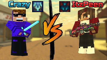 1v1 Vs ItzPeen (Crazy PG3D Vs Insane Fantom Officer)(PixelGun3D)