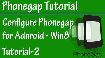 Free Phonegap Tutorial for Android & iOS for Beginners Tutorial 2 - Configure Phonegap in Windows 8