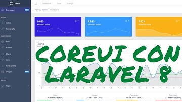 CoreUI con Laravel 8
