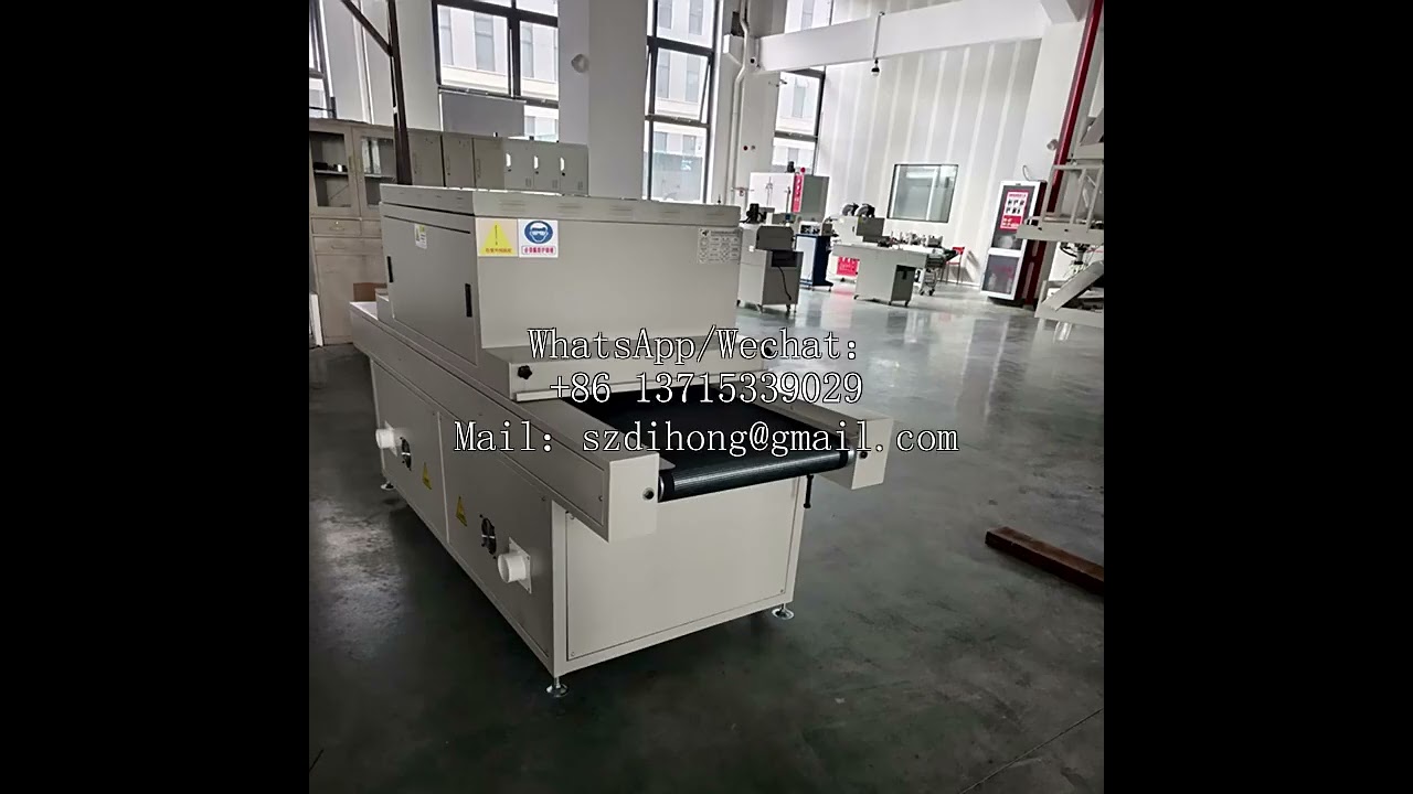 Tunnel type UV curing furnace and silk screen drying equipment.