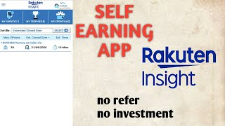 How to earn money from Rakuten  Insight app|| Without Investment||without Refer