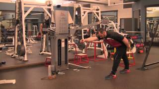 Split Stance Hip Hinge to Row