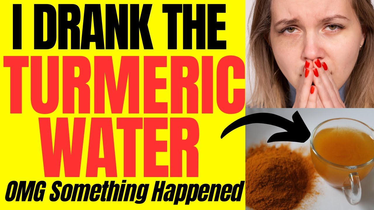 I Drink TURMERIC WATER Everyday. Then Something Happened With This