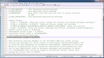 PHP Tips: Error Reporting