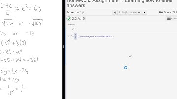 How to enter answers in MyMathLab (Assignment 1)