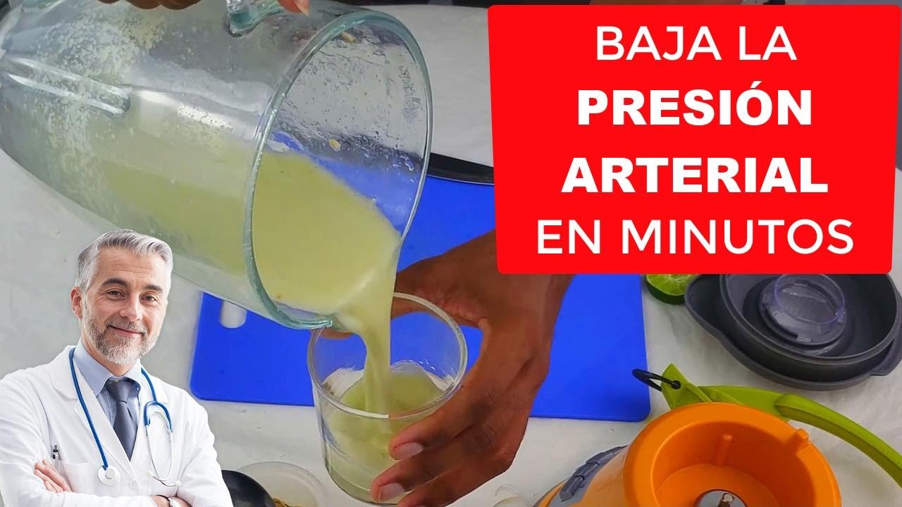 Como BAJAR LA PRESION ALTA en Pocos Minutos con Efectivo Remedio Casero