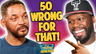 50 CENT TROLLS WILL SMITH OVER RED TABLE TALK | Double Toasted