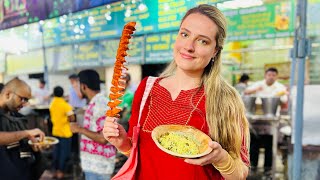 1st Time Trying Street Food In South India 🤭 - Bangalore | Janya
