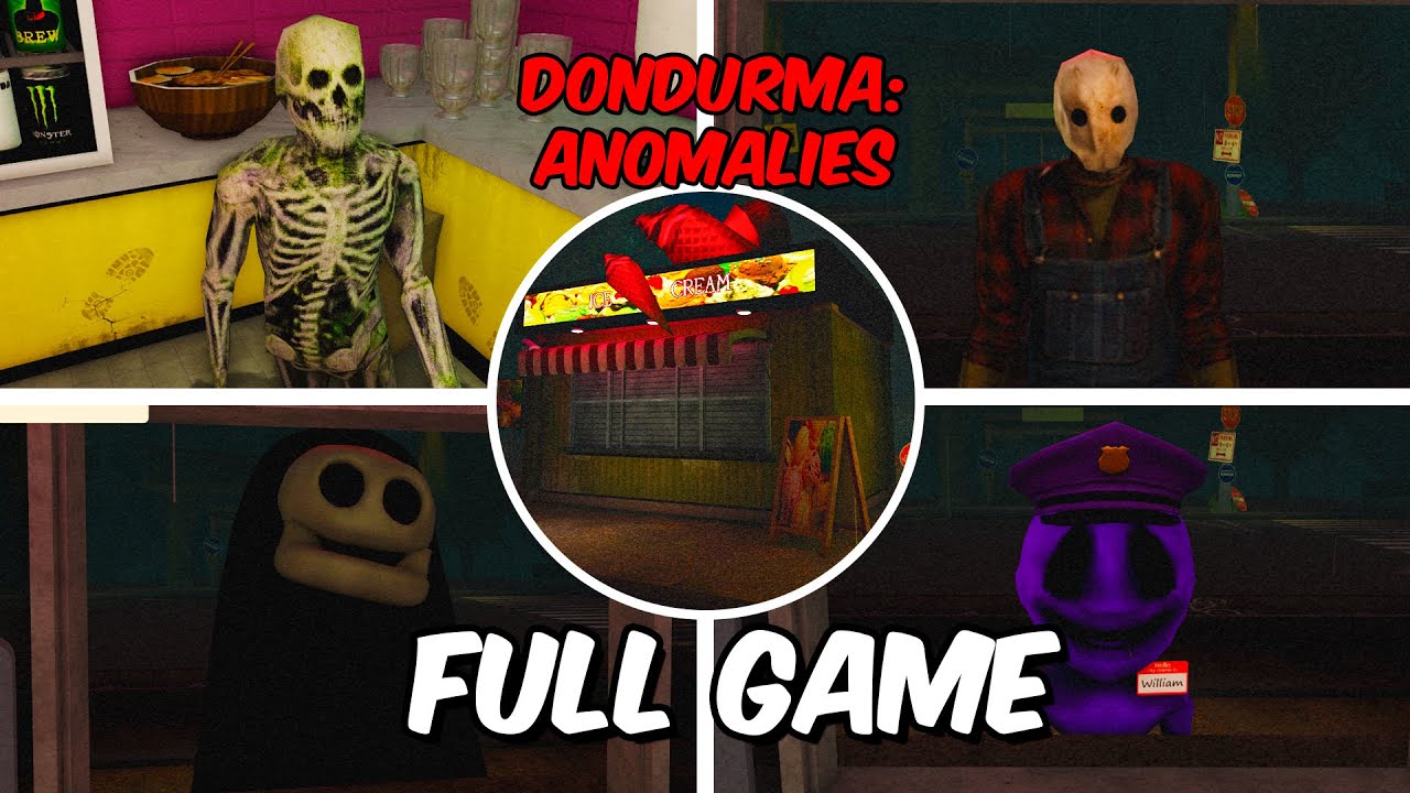 SCARY DONDURMA KIOSK: ANOMALIES - FULL GAME WALKTHROUGH | ROBLOX HORROR GAME