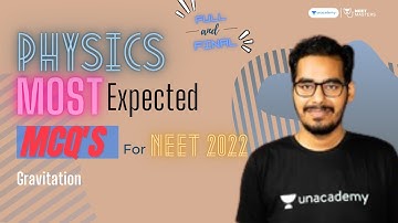 Gravitation | Most Expected NEET Physics Questions💯| NEET 2022 Prep🔥 | Nikhil Mishra | NEET Masters