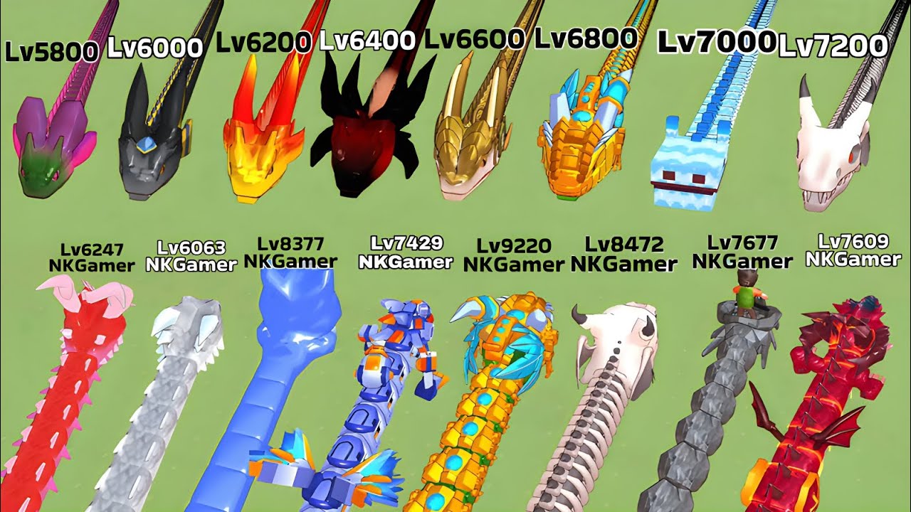 Reached Max Level in Snake Clash! 😎 All Snake Bosses Defeated! #304