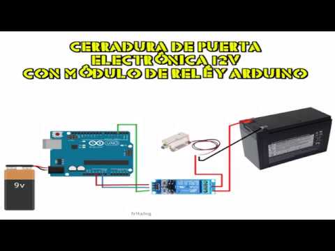 Cerradura Electronica Electrica 12v Chapa Puerta Arduino