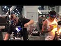 Glass Blowing at The Champs Trade Show in Las Vegas 7/17/18