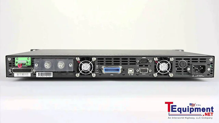 B&K Precision Model 9115 1200W Multi Range 80V 60A DC Power Supply