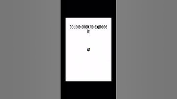 Double click it to explode it
