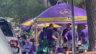 Fans take in experience of first ECU home football game