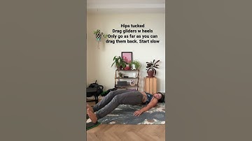 Glute hamstring curls w gliders