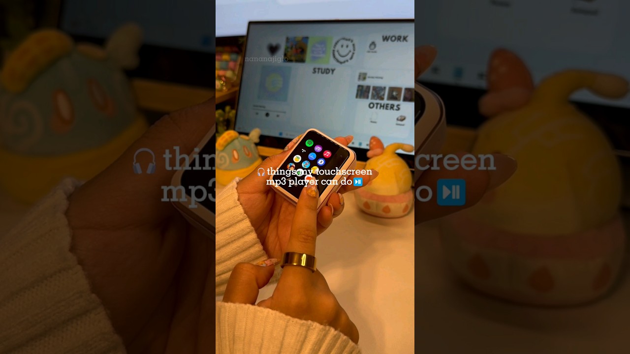 🎧✨️things my touchscreen mp3 player can do 