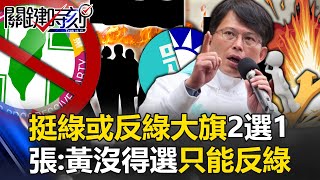 藍白合？結構功能挺綠或反綠大旗「2選1」 張禹宣：民眾黨沒得選黃國昌只能「反綠」！【關鍵時刻】20240321-5 劉寶傑 張禹宣 姚惠珍 吳子嘉