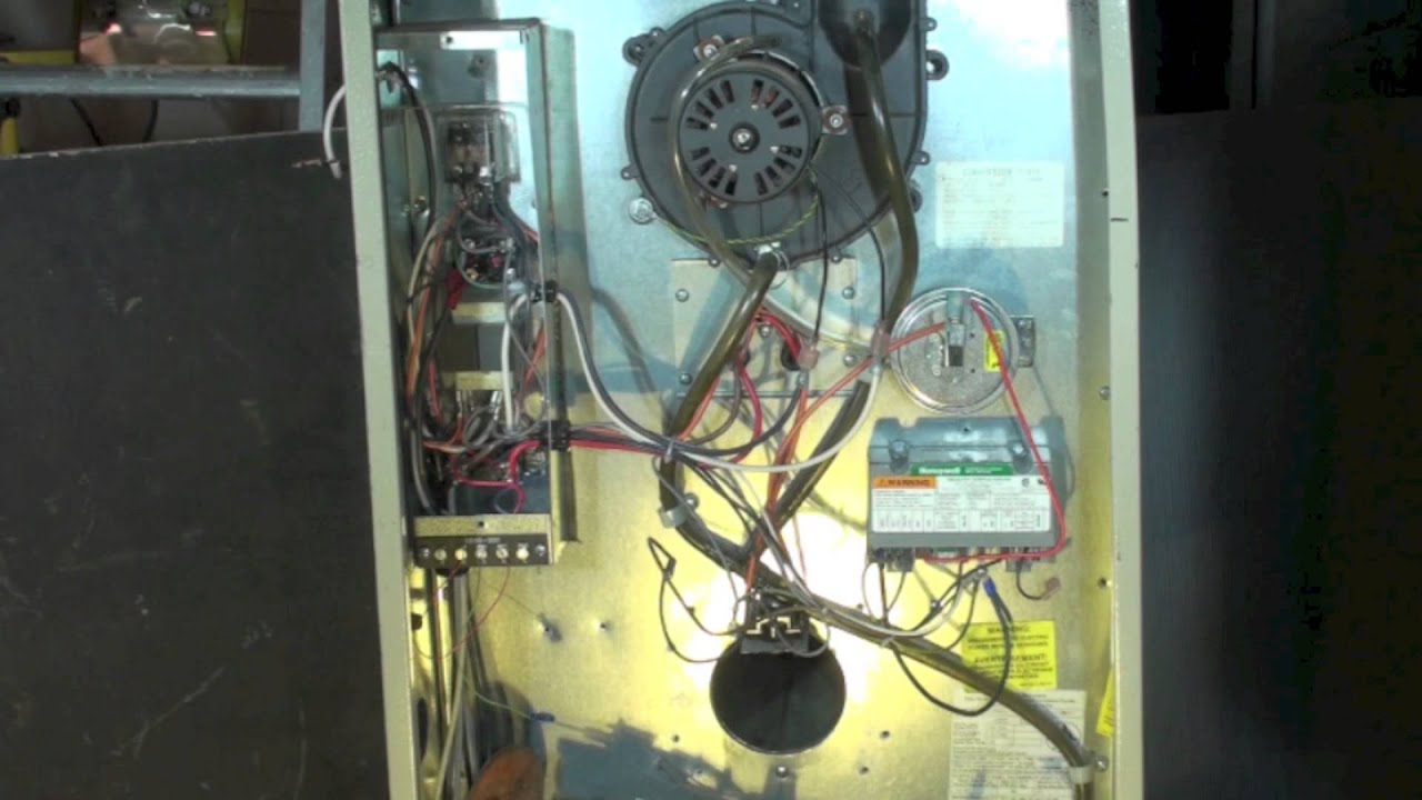 Check the Coleman model CGU heat exchanger part 6 - YouTube